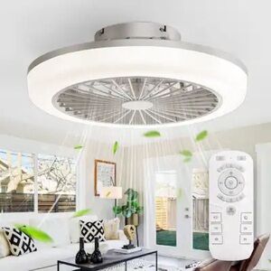 Modern Ceiling Fan with Light and Remote